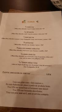 Restaurant L'Ecrin aux Epices ( terroir réunionnais et normand) à Bois-Jérôme-Saint-Ouen (la carte)