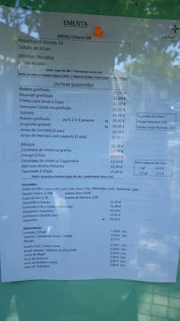 Menu du Catavento à Alcabideche