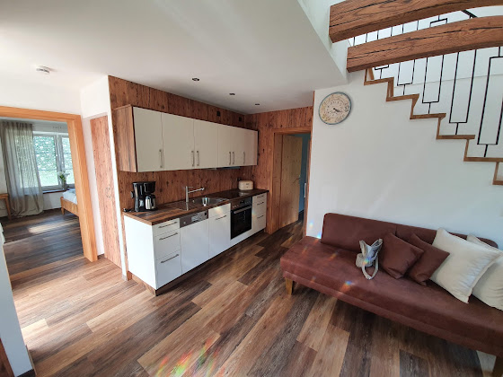 Cuisine Ferienwohnung Ferienwohnung Hinterbrandner 83487 Marktschellenberg