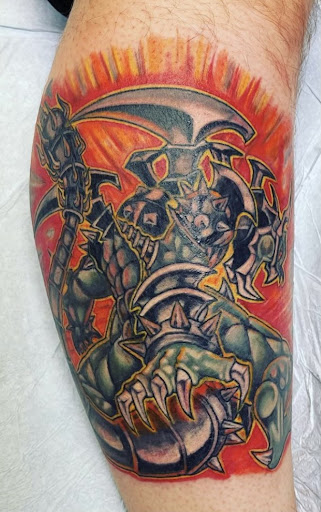 Explore lion family tattoo ideas, creative tattoo ideas in Conroe, available at Monsters Ink, LLC