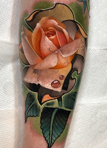 Explore evolution tattoo ideas, creative tattoo ideas in Senoia, available at Messenger Tattoo Studio