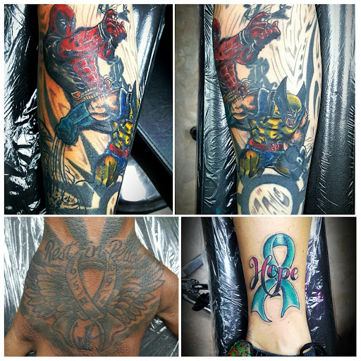 Explore tattoo ideas for lung cancer, creative tattoo ideas in Beverly Hills, available at R-N-R Custom Tattoos