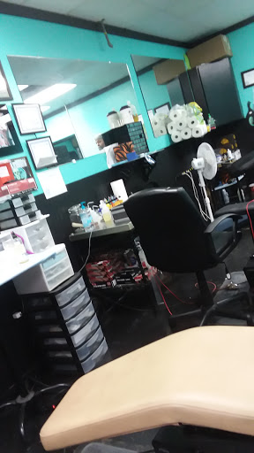 Explore face tattoo ideas, creative tattoo ideas in Lumberton, available at Wicked Skinsations