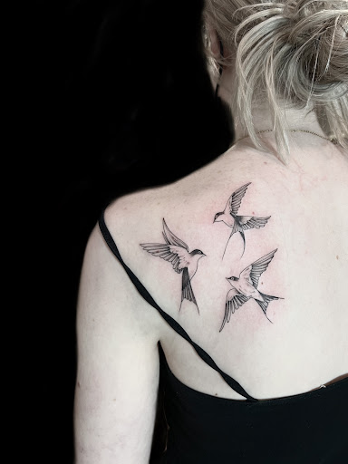 Explore libra tattoo ideas for females, creative tattoo ideas in Newtonville, available at Nirvana Tattoo Studio