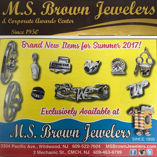 Jewelry Store «M.S. Brown Jewelers», reviews and photos, 3304 Pacific Ave, Wildwood, NJ 08260, USA