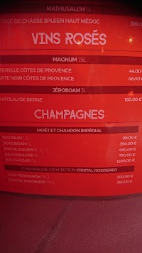 Chez Flo à Avoriaz menu