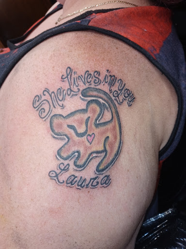 Explore damaged tattoo ideas, creative tattoo ideas in Greenwood, available at Forbidden Arts (Formerly Tattoo Joes)