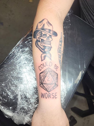 Explore black goddess tattoo ideas, creative tattoo ideas in Charlotte, available at Gilded Unicorn Tattoo Parlor