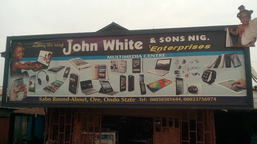 Johnwhite & Sons Enterprises, Sabo Round-About, Ore, Nigeria, Gift Shop, state Ondo