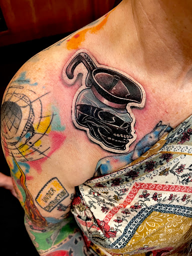 Explore 1998 tattoo ideas, creative tattoo ideas in Groves, available at Billet Tattoo Studio