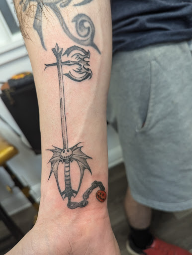 Explore hindu tattoo ideas, creative tattoo ideas in Virginia Beach, available at The Collective Tattoo & Body Piercing