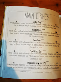 Menu du PAPA UMI Neuwied à Neuwied