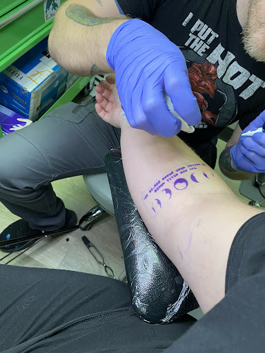 Explore percy jackson tattoo ideas, creative tattoo ideas in Loganville, available at Blue Siren Tattoos