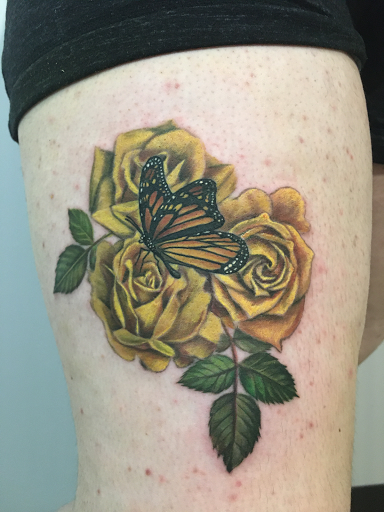 Explore koi fish tattoo ideas, creative tattoo ideas in Loganville, available at Blue Siren Tattoos