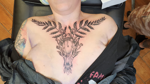 Explore architecture tattoo ideas, creative tattoo ideas in Stuart, available at Tiger Shark Tattoo Studio
