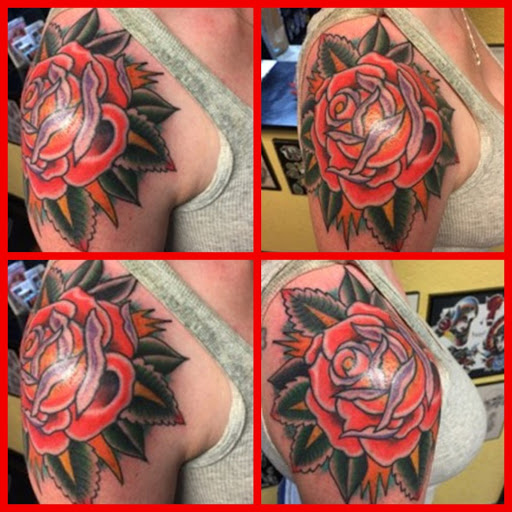 Explore simple black tattoo ideas, creative tattoo ideas in San Angelo, available at Old Town Tattoo