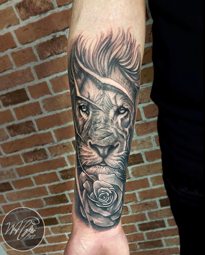 Explore mens script tattoo ideas, creative tattoo ideas in Kissimmee, available at Ol Skool Tattoos Studio