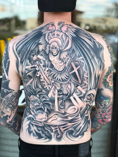 Explore lynyrd skynyrd tattoo ideas, creative tattoo ideas in Erie, available at Wayward Tattoo Studio