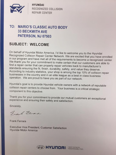 Auto Body Shop «Classic Auto Body», reviews and photos, 33 Beckwith Ave, Paterson, NJ 07503, USA