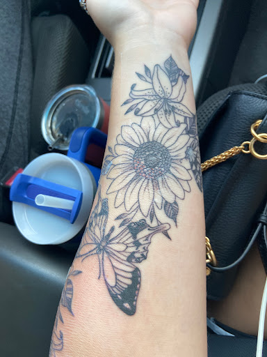 Explore music inspired tattoo ideas, creative tattoo ideas in Saint Petersburg, available at Foolish Pride Tattoo Co.