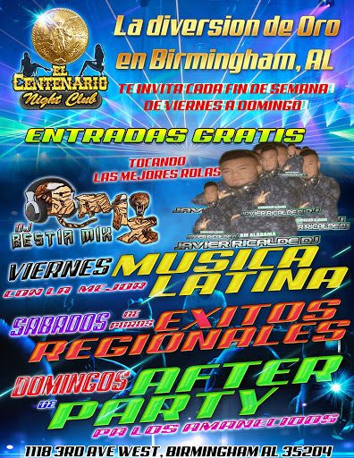 Night Club «El Centenario Night Club De Birmingham Al LLC», reviews and photos, 1118 3rd Ave W, Birmingham, AL 35204, USA
