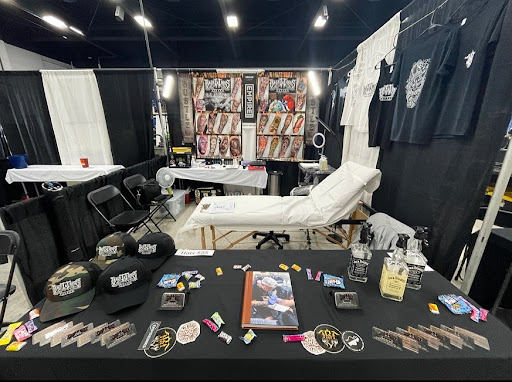 Explore tribal sleeve tattoo ideas, creative tattoo ideas in Lakeview, available at Backwoods Tattoo Studio