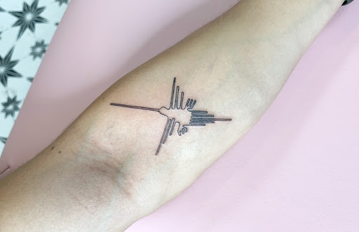 Explore color flower tattoo ideas, creative tattoo ideas in Los Angeles, available at Supersweet Tattoos and Coffee