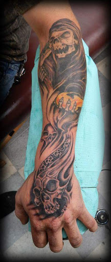 Explore scorpio tattoo ideas for men, creative tattoo ideas in Bowling Green, available at Taboo Tattoos and Piercings