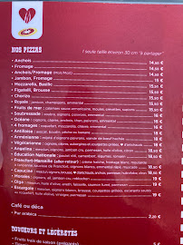 Menu / carte de L'Eau à la Bouche à Marseille