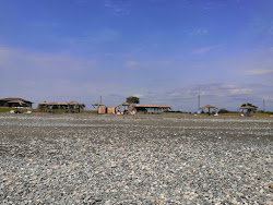Photo de Skurcha beach avec rivage droit, long