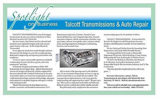 Transmission Shop «Talcott Transmissions, LLC and Auto Repair», reviews and photos, 101 Talcott Rd, West Hartford, CT 06110, USA