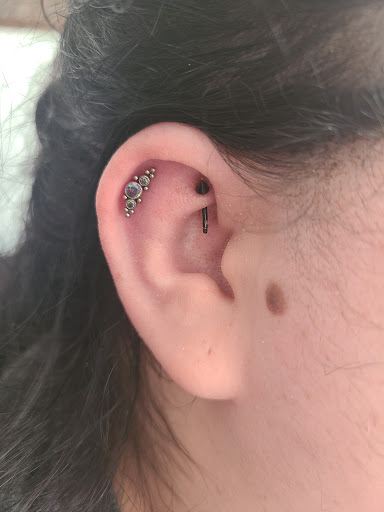 Explore wedding date tattoo ideas, creative tattoo ideas in Nacogdoches, available at Primal Piercing & Jewelry