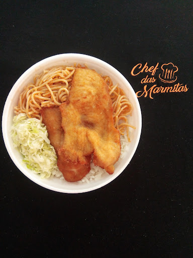 Logo da empresa - chef das marmitas