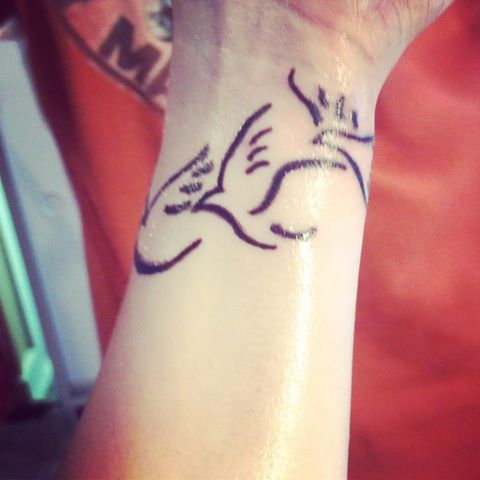 Explore greek tattoo ideas, creative tattoo ideas in Amarillo, available at Illustrated Lady Tattoo & Piercing Studio & School