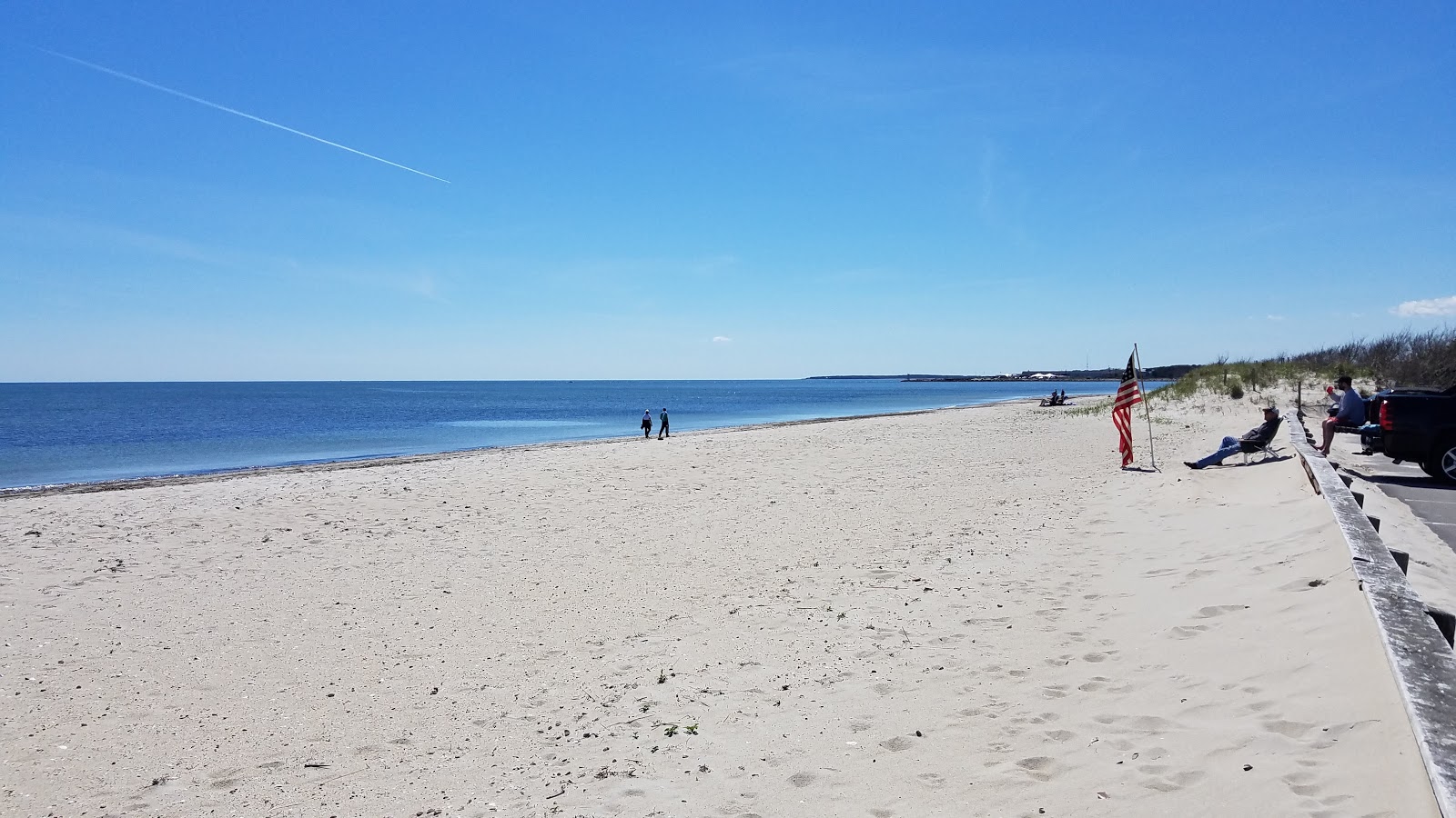 Foto von West Dennis Beach mit langer gerader strand