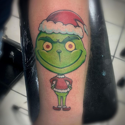 Explore ted lasso tattoo ideas, creative tattoo ideas in Myrtle Beach, available at Myrtle Beach Ink