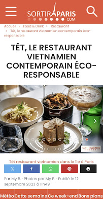 Nouille du Restaurant vietnamien Restaurant TÊT à Paris - n°12