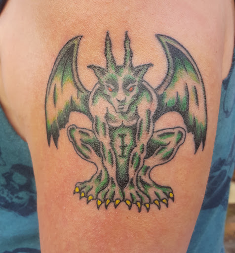 Explore grumpy tattoo ideas, creative tattoo ideas in Honolulu, available at 434 TATTOO WAIKIKI