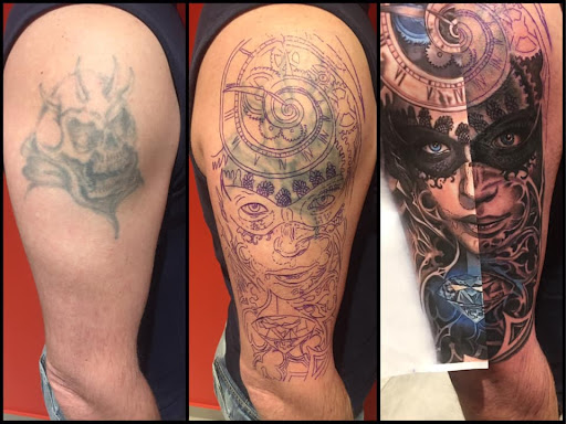 Explore arm tattoo ideas with meaning, creative tattoo ideas in Great Falls, available at Alpha Tattoos & Piercings