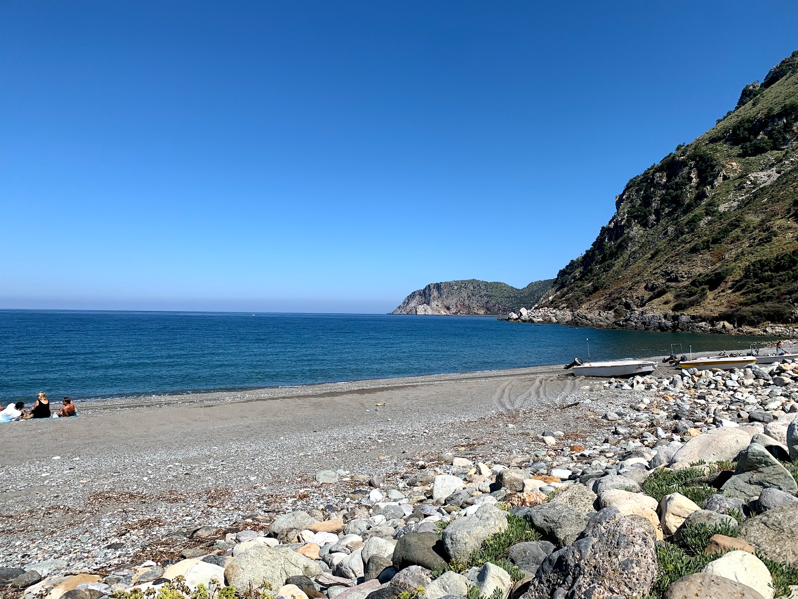 Fotografija Metochiou beach z turkizna čista voda površino