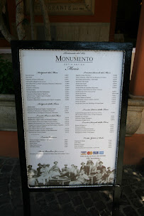Monumento à Rome menu