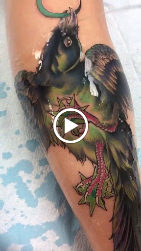 Explore thigh hip tattoo ideas, creative tattoo ideas in Ambler, available at Tattoo GalaxyAmbler Piercing & Custom Tattoos