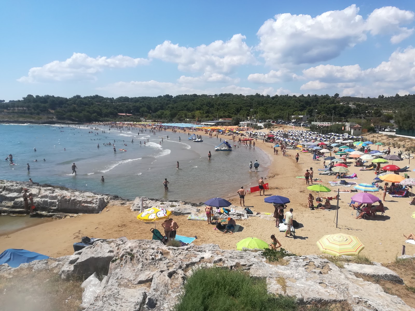 Spiaggia di Molinella的照片 带有碧绿色纯水表面