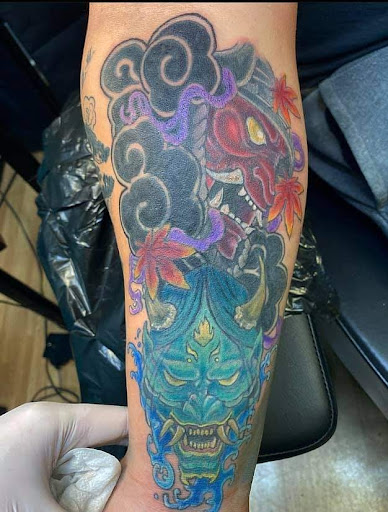 Explore peacock feather tattoo ideas, creative tattoo ideas in Syracuse, available at Goblins Den Tattoo