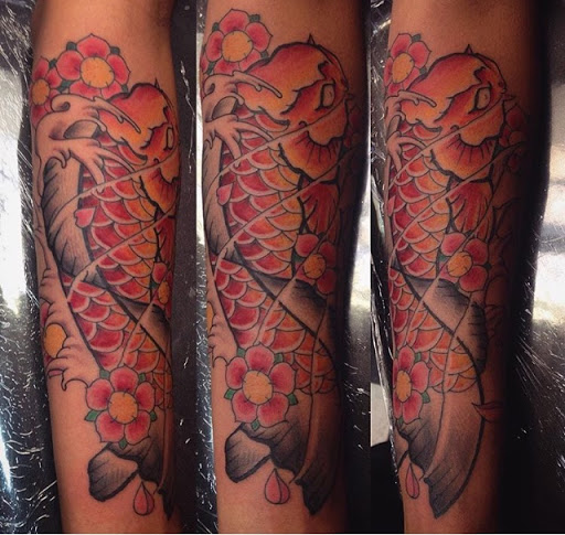 Explore coordinate tattoo ideas, creative tattoo ideas in Benicia, available at Bombshell Hair & Ink