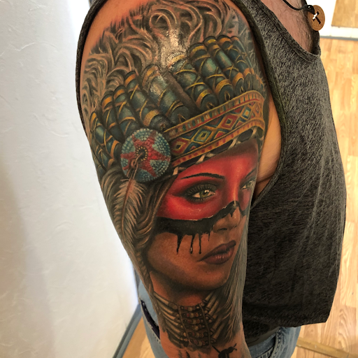 Explore calvin and hobbes tattoo ideas, creative tattoo ideas in Sarasota, available at SEVEN SINS Tattoo Studio