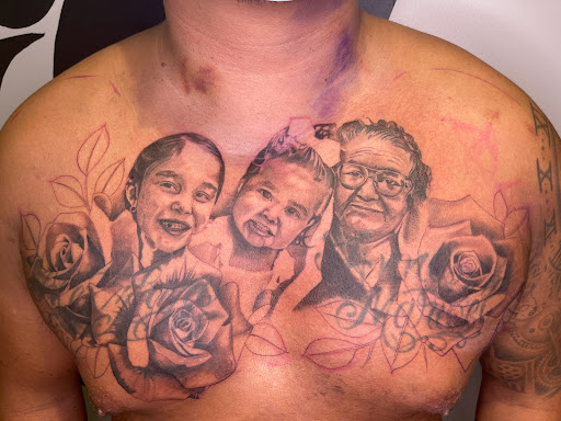 Explore childrens names tattoo ideas, creative tattoo ideas in San Diego, available at Inkfinite Artistry