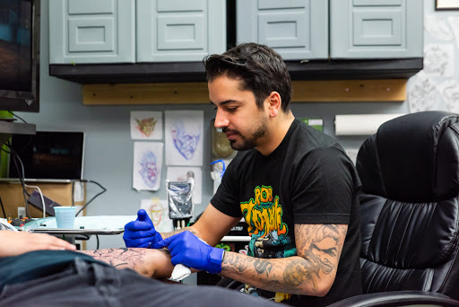 Explore police tattoo ideas, creative tattoo ideas in Providence, available at F.I.N.A.O. Ink Tattoo Company