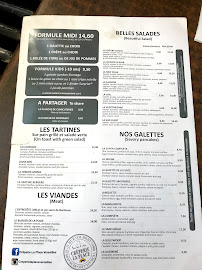 La Place à Versailles menu