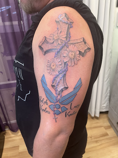 Explore zoro tattoo ideas, creative tattoo ideas in Brookfield, available at Rachel Purple Tattoos